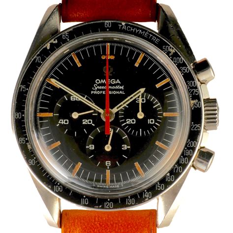 omega speedmaster red second hand 1968|Omega Speedmaster ultraman 1968.